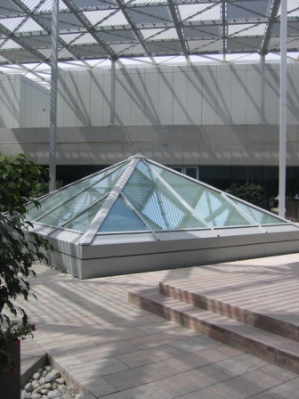 Pyramid on the roof